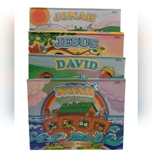Children's Bible Pop-Up Book Lot of 4